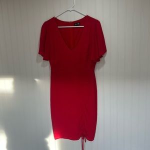 Red dress slightly formal